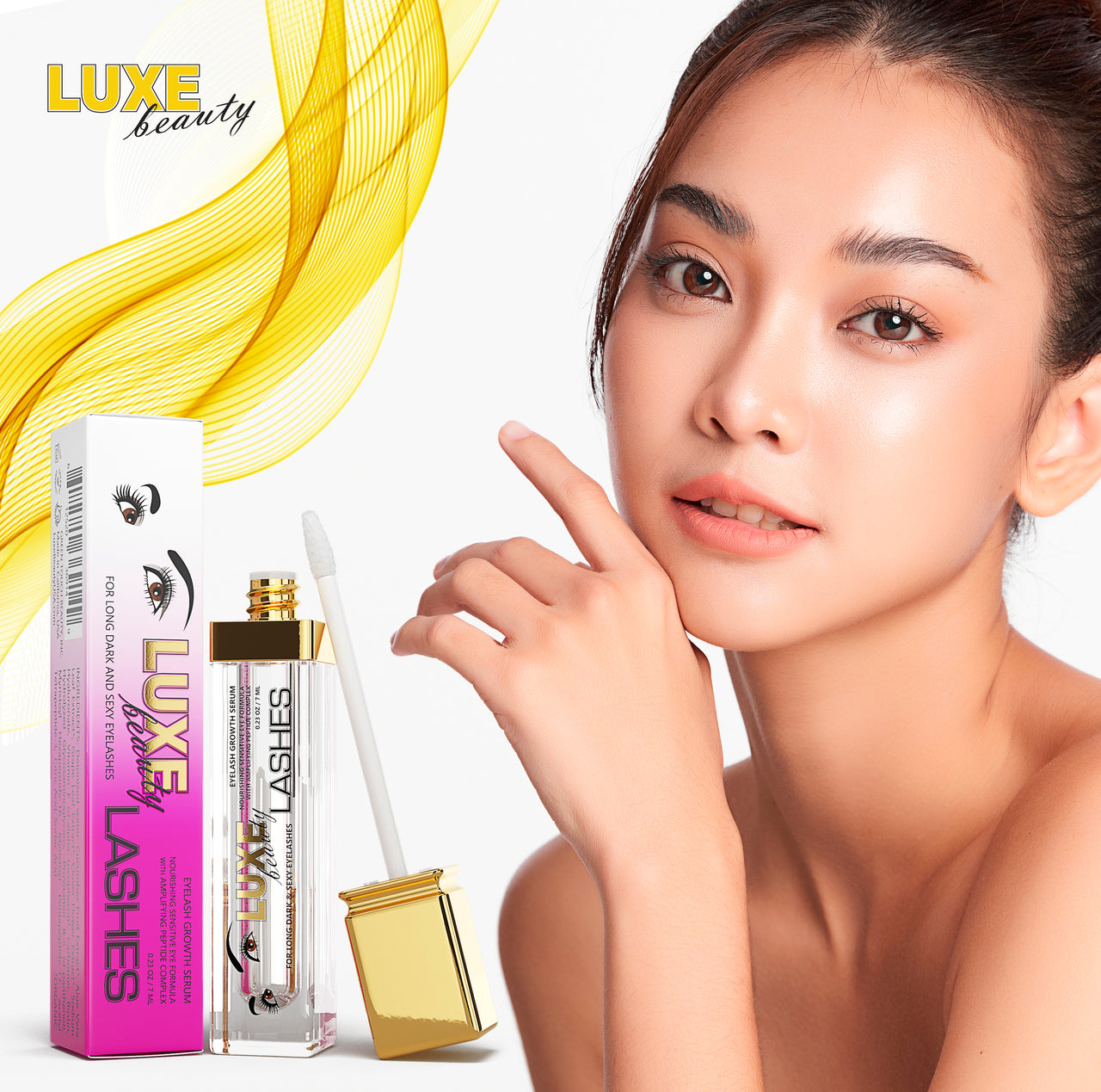 LUXE BEAUTY LASHES™ Nourishing Sensitive Eye Formula for Darker Longer Lashes