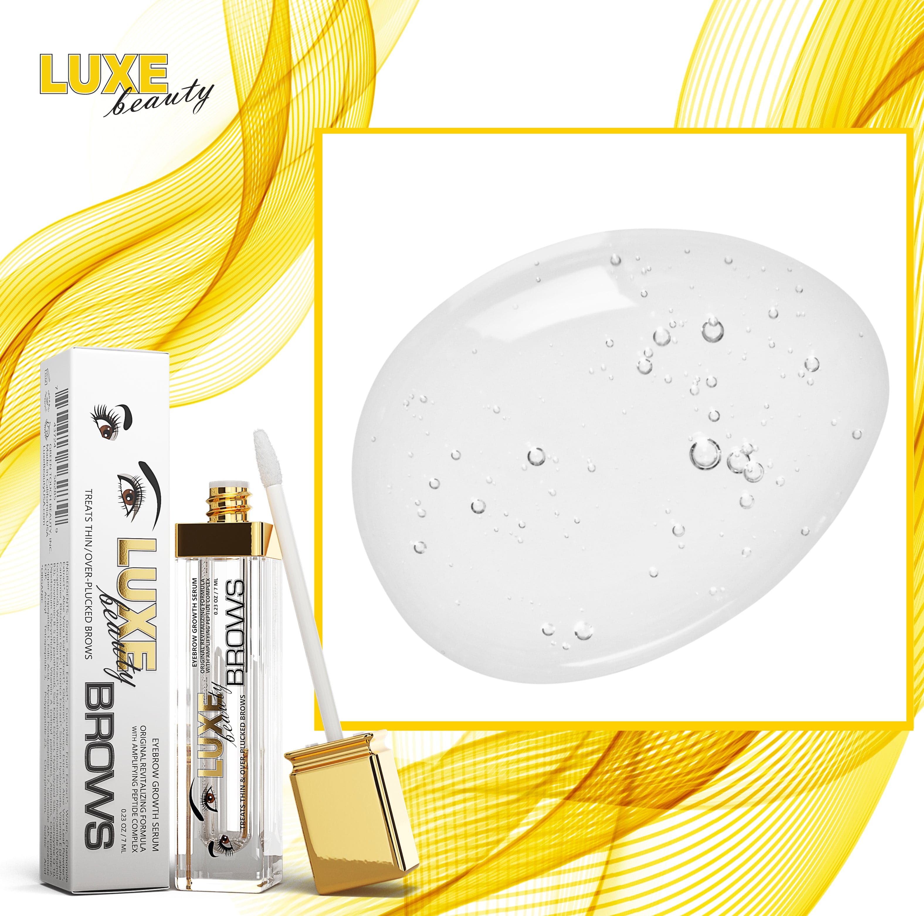 LUXE BEAUTY BROWS™ Advanced Formula Treats Thinning Over-Plucked Eyebrows