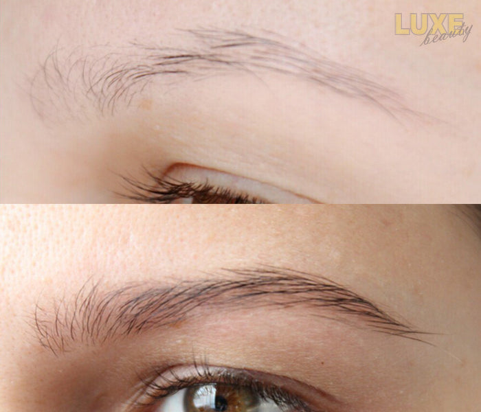 LUXE BEAUTY BROWS™ Advanced Formula Treats Thinning Over-Plucked Eyebrows